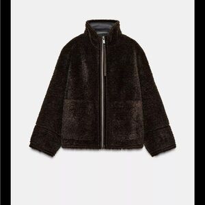 ZW COLLECTION FAUX SHEARLING
DOUBLE-FACED JACKET